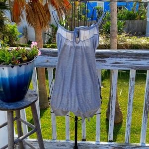 mbyM summer cotton dress with satin accents